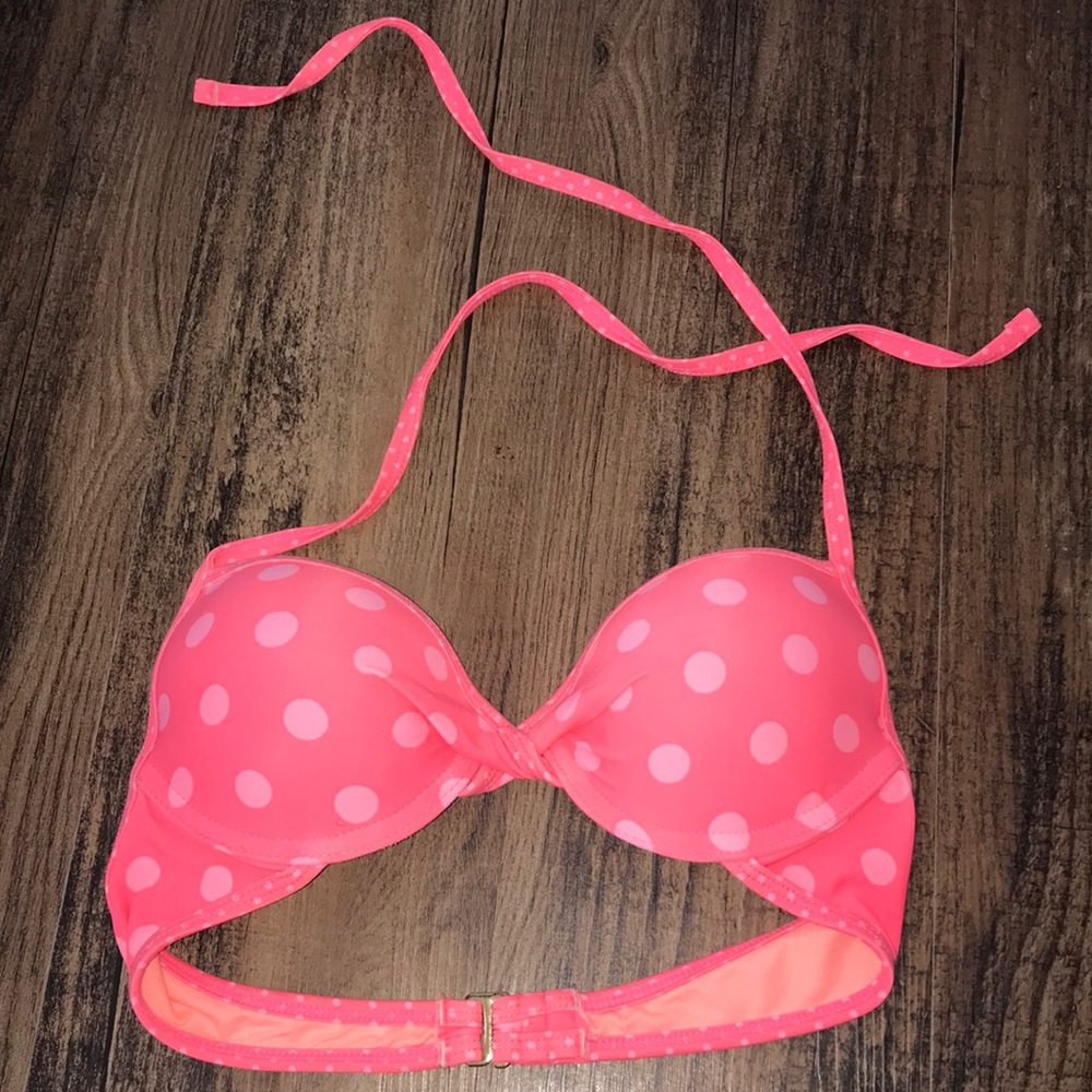 polka dot bikini top